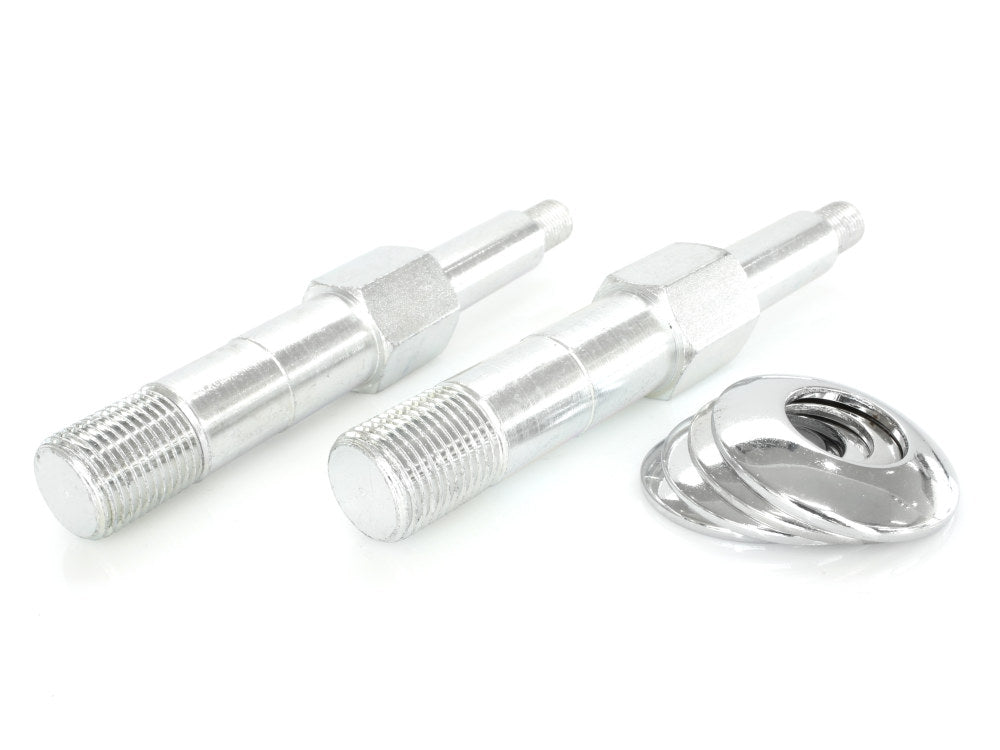 Upper Shock Stud Kit - Zinc Plated. Fits Big Twin 1973-1986.