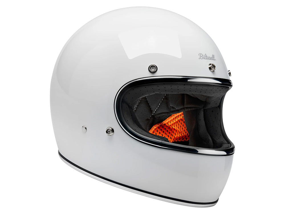 Gringo Helmet - Gloss White. Size Small with ECE R22.06 Compliance