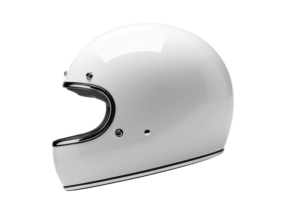Gringo Helmet - Gloss White. Size Large with ECE R22.06 Compliance