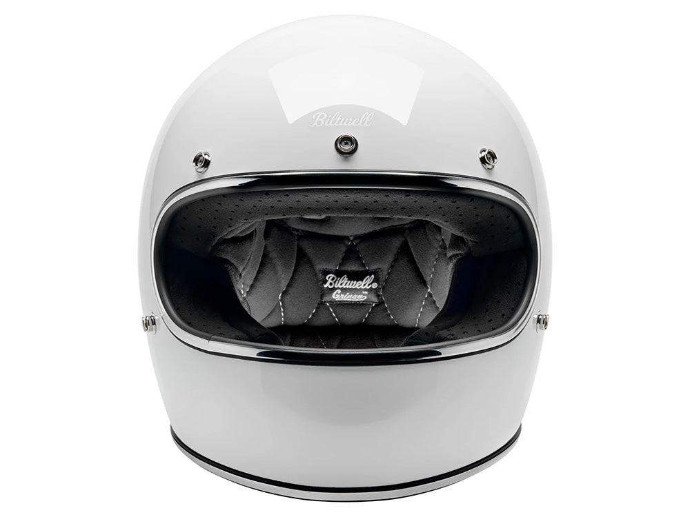 Gringo Helmet - Gloss White. Size X-Large with ECE R22.06 Compliance
