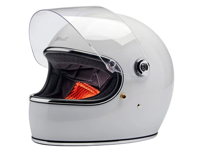 Gringo S Helmet - Gloss White. Size Large with ECE R22.06 Compliance