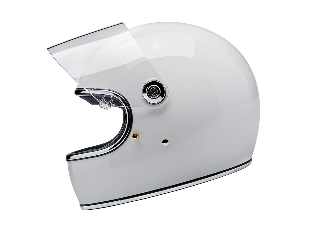 Gringo S Helmet - Gloss White. Size Large with ECE R22.06 Compliance