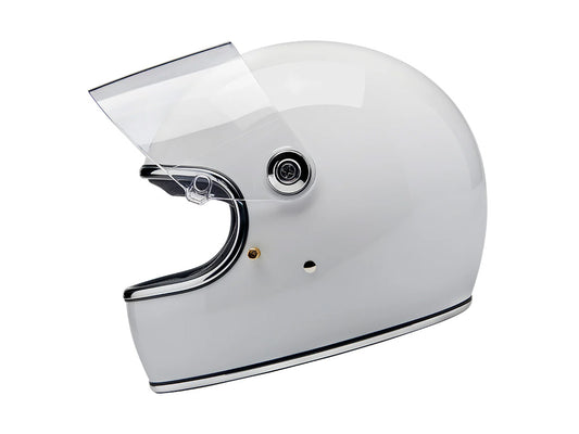 Gringo S Helmet - Gloss White. Size X-Large with ECE R22.06 Compliance