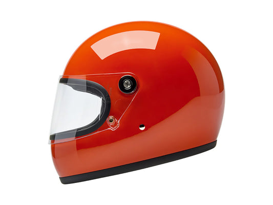 Gringo S Helmet - Gloss Hazard Orange. Size Medium with ECE R22.06 Compliance