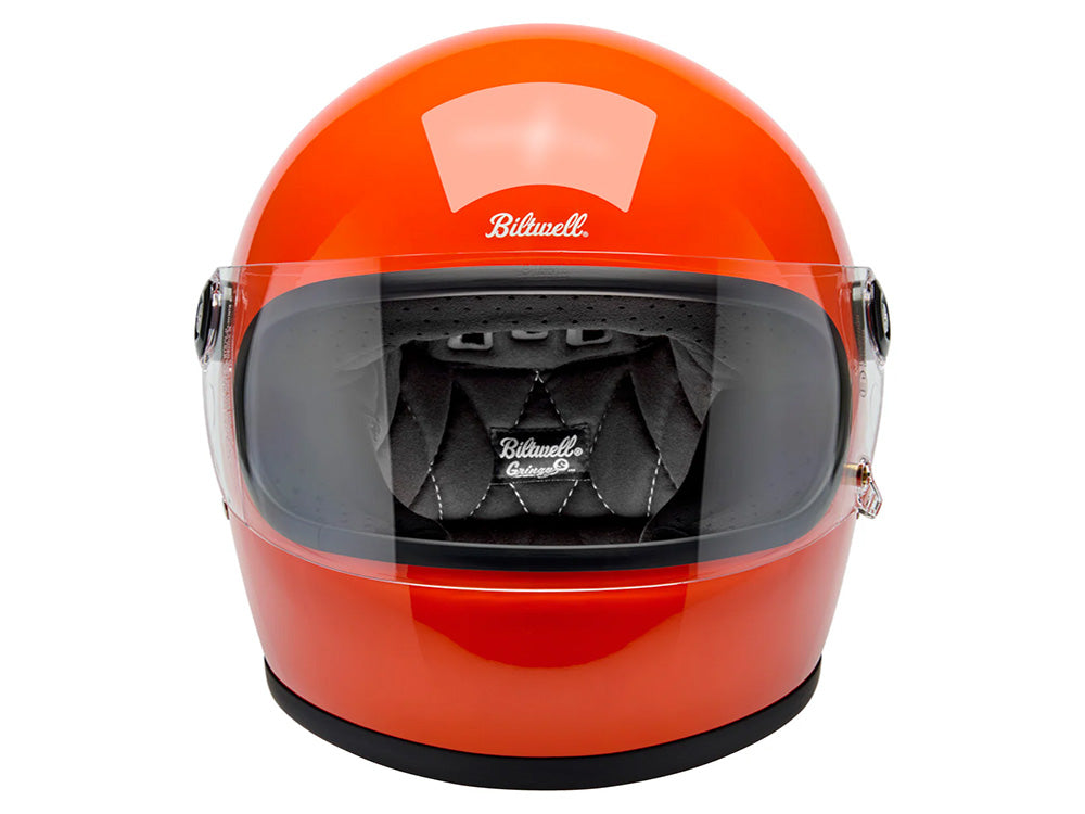 Gringo S Helmet - Gloss Hazard Orange. Size Large with ECE R22.06 Compliance