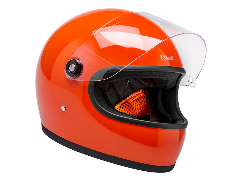 Gringo S Helmet - Gloss Hazard Orange. Size XX-Large with ECE R22.06 Compliance
