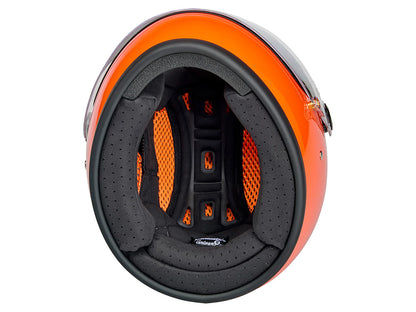 Gringo S Helmet - Gloss Hazard Orange. Size XX-Large with ECE R22.06 Compliance