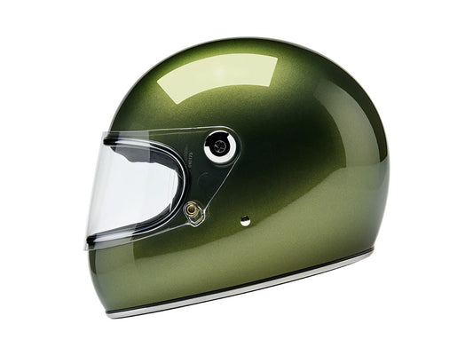 Gringo S Helmet - Metallic Dart Green. Size X-Large with ECE R22.06 Compliance