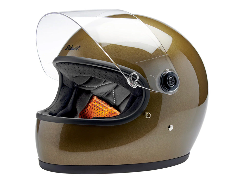 Gringo S Helmet - Metallic Ugly Gold. Size Medium with ECE R22.06 Compliance
