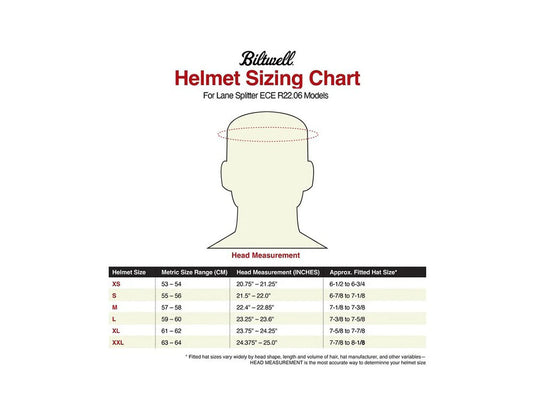 Lane Splitter Helmet - Gloss Black. Size Small with ECE R22.06 Compliance
