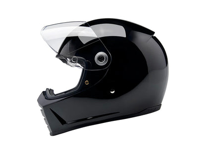 Lane Splitter Helmet - Gloss Black. Size XX-Large with ECE R22.06 Compliance