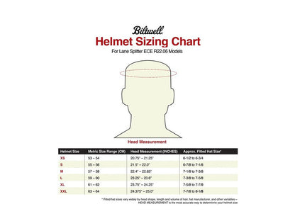 Lane Splitter Helmet - Gloss Chalk. Size Medium with ECE R22.06 Compliance