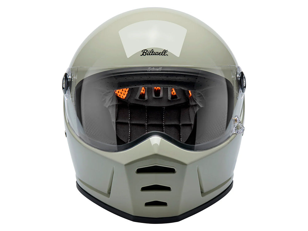 Lane Splitter Helmet - Gloss Chalk. Size Large with ECE R22.06 Compliance
