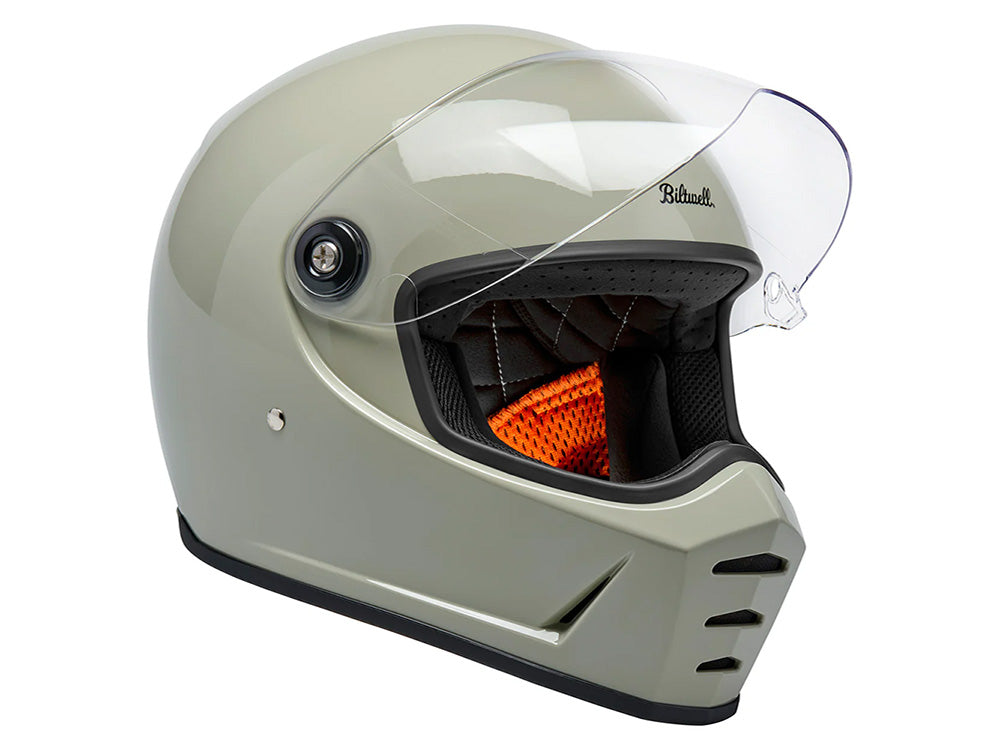Lane Splitter Helmet - Gloss Chalk. Size Large with ECE R22.06 Compliance