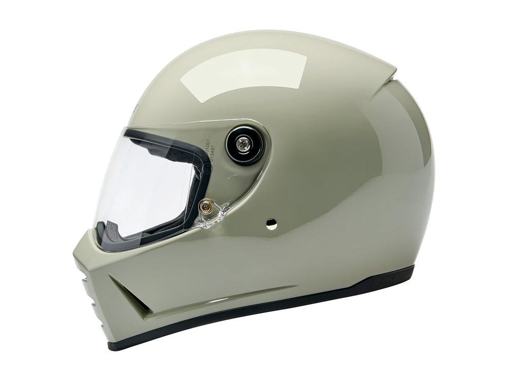 Lane Splitter Helmet - Gloss Chalk. Size Large with ECE R22.06 Compliance