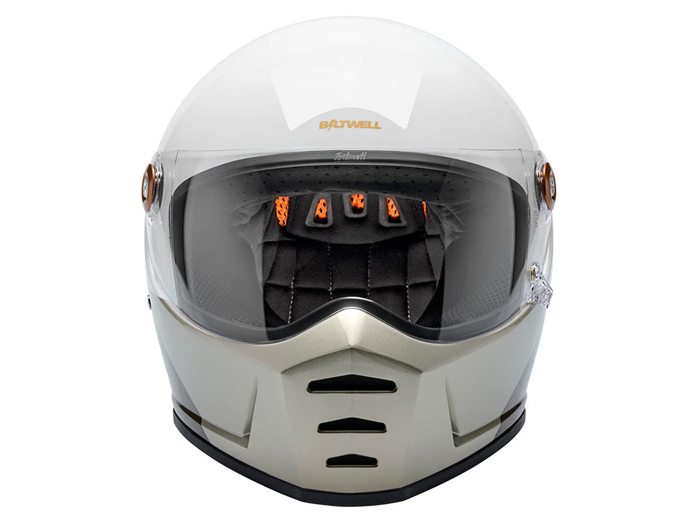 Lane Splitter Helmet - Intersection Gold, Silver & Bronze. Size Medium with ECE R22.06 Compliance