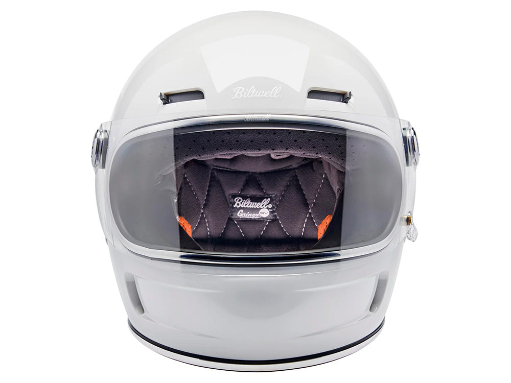 Gringo SV Helmet - Gloss White. Size X-Large with ECE R22.06 Compliance