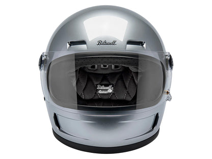 Gringo SV Helmet - Gloss Silver. Size X-Large with ECE R22.06 Compliance