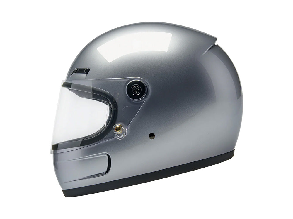 Gringo SV Helmet - Gloss Silver. Size X-Large with ECE R22.06 Compliance