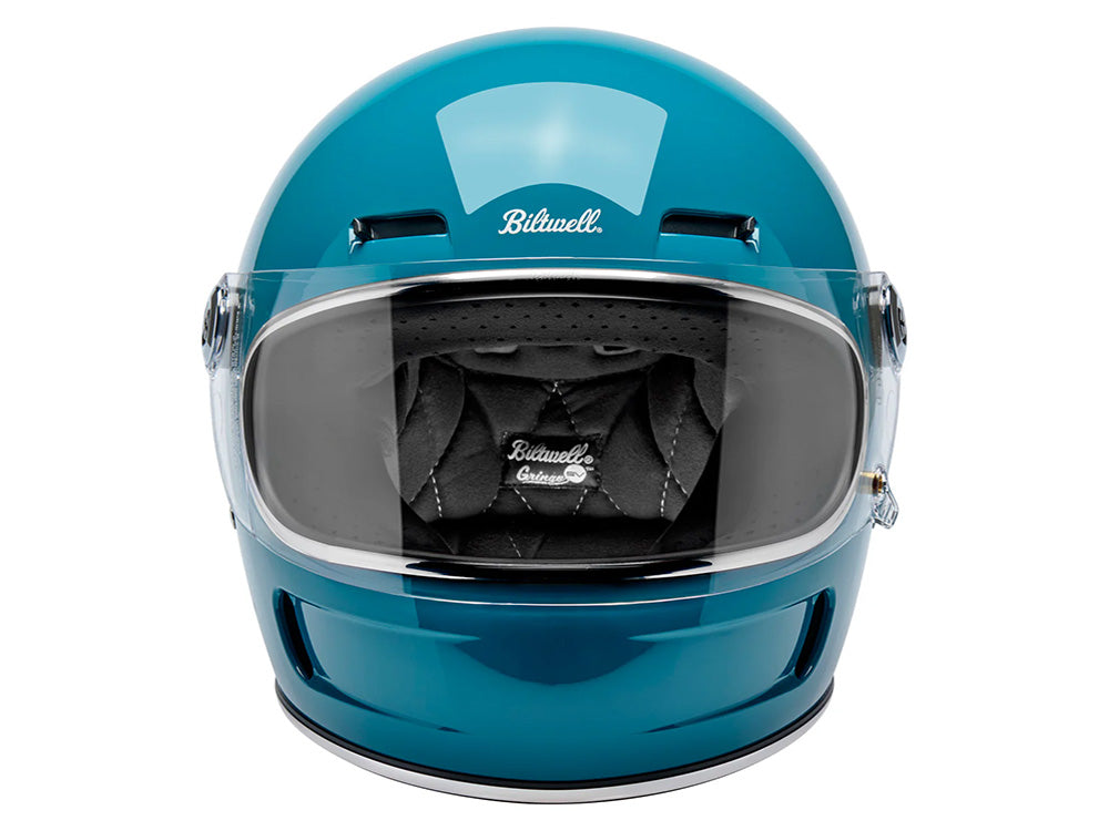 Gringo SV Helmet - Gloss Atlantic Teal. Size X-Large with ECE R22.06 Compliance