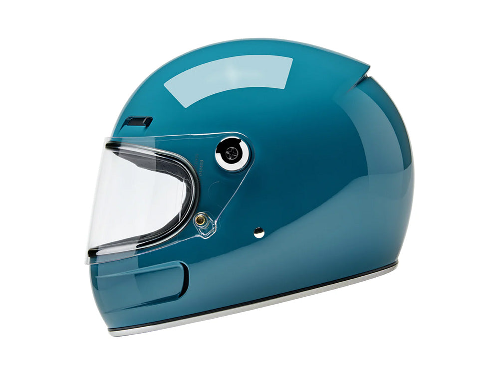 Gringo SV Helmet - Gloss Atlantic Teal. Size X-Large with ECE R22.06 Compliance