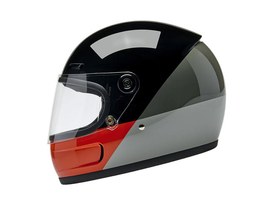 Gringo SV Helmet - Intersection Black, Orange & Grey. Size Medium with ECE R22.06 Compliance