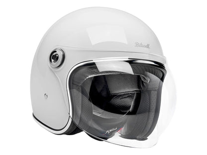 Tahoe Open Face Helmet - Gloss White. Size Small with ECE R22.06 Compliance
