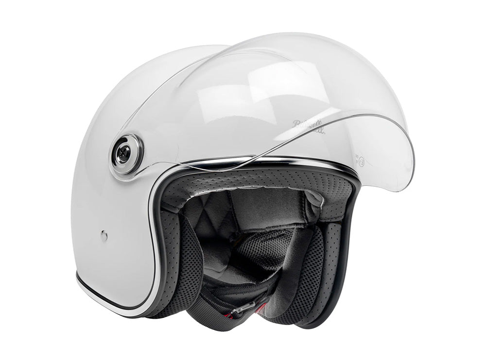 Tahoe Open Face Helmet - Gloss White. Size Medium with ECE R22.06 Compliance