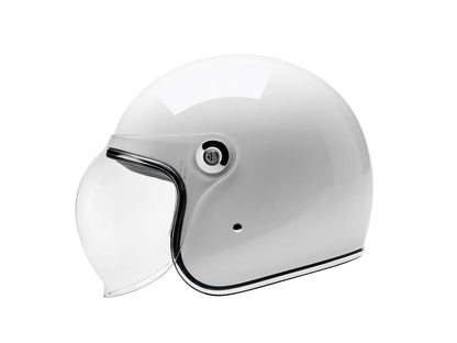 Tahoe Open Face Helmet - Gloss White. Size Large with ECE R22.06 Compliance
