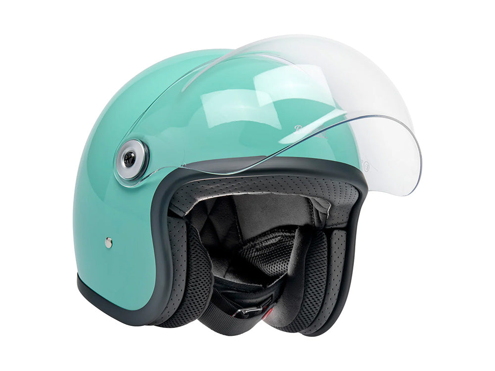 Tahoe Open Face Helmet - Gloss Mint Julep. Size Medium with ECE R22.06 Compliance