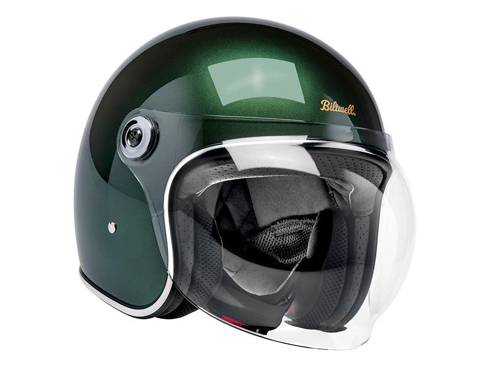 Tahoe Open Face Helmet - Metallic Sierra Green. Size Medium with ECE R22.06 Compliance