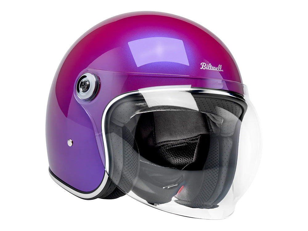 Tahoe Open Face Helmet - Metallic Grape. Size Medium with ECE R22.06 Compliance