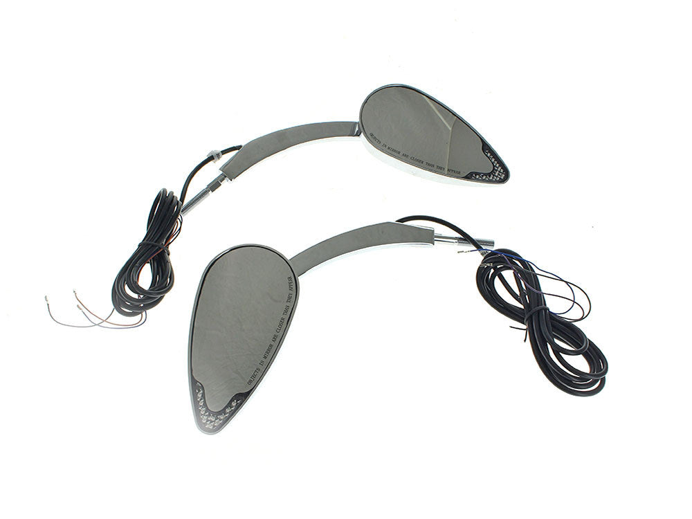 LED Mirrors Run/Turn - Chrome.