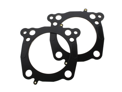 Head & Base Gasket Set. 0.040in. MLS Head Gasket, 0.014in. Base. Fits Touring 2017-2024 & Softail 2018-2024 with OEM 107 to 124 or OEM 114 to 128 & 4.250in. Big Bore Kit.