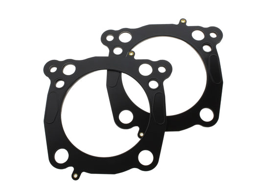 Head & Base Gasket Set. 0.040in. MLS Head Gasket, 0.014in. Base. Fits Touring 2017-2024 & Softail 2018-2024 with OEM 107 to 124 or OEM 114 to 128 & 4.250in. Big Bore Kit.
