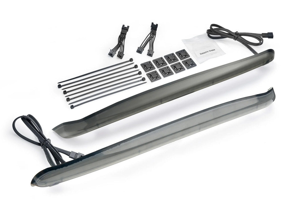 Machete Saddlebag LED Lights. Red Run, Brake & Turn with Smoke Lens. Fits Indian Touring 2019up with Hard Saddlebags