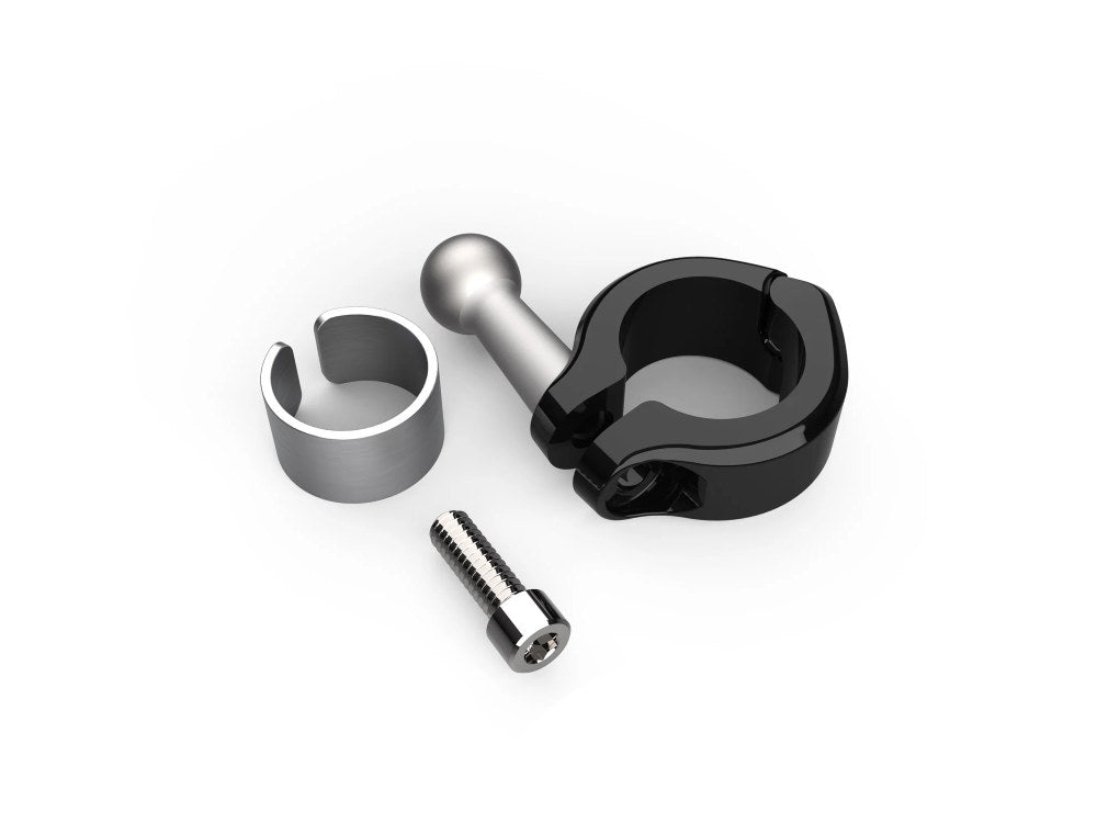 Bar Mount Clamp - Black. Fits 7/8-1in. Bar