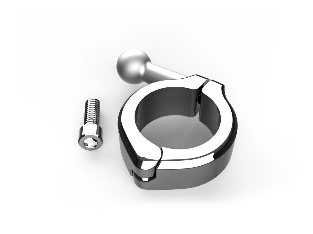 Bar Mount Clamp - Chrome. Fits 1-1/4in. Bar