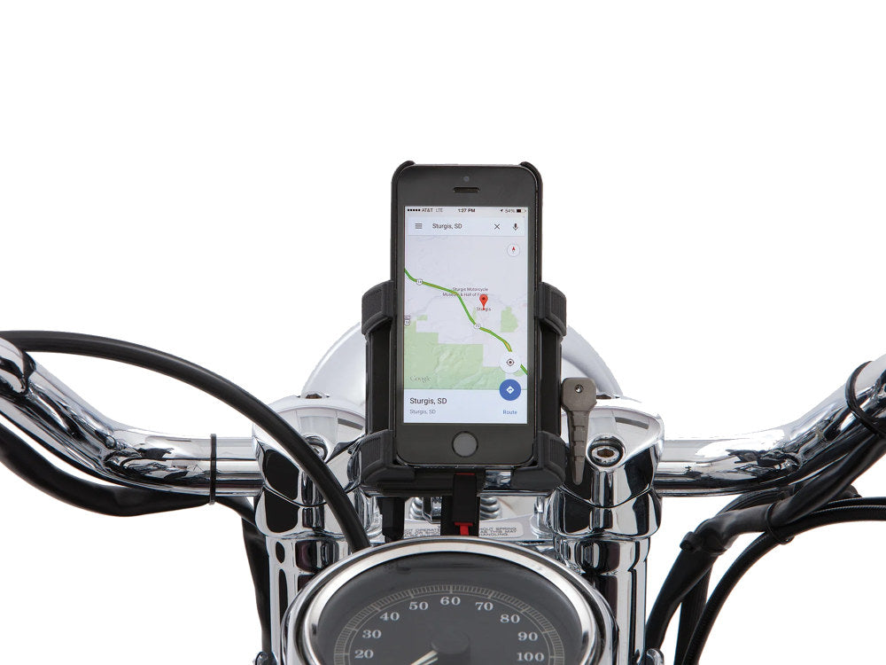 Standard Smartphone / GPS Holder - Black Clamp Suits 1-1/4in. Bars