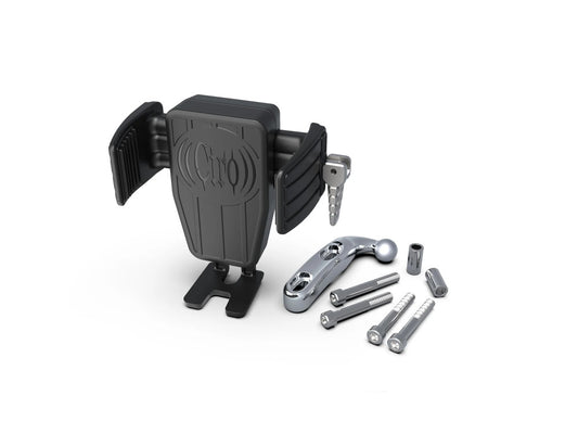 Cybercharger Wireless Smartphone Holder - Chrome Perch Mount