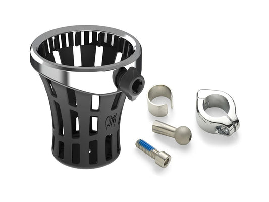 Big Ass Drink Holder with 1in. Clamp - Chrome