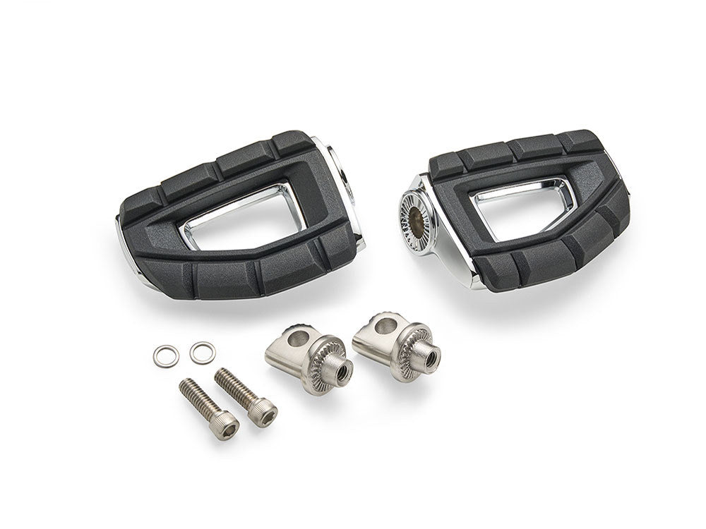 Chicane Footpegs with Male Mount - Chrome