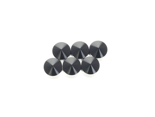Rocker Cover Bolt Covers - Black. Fits Twin Cam 1999-2017