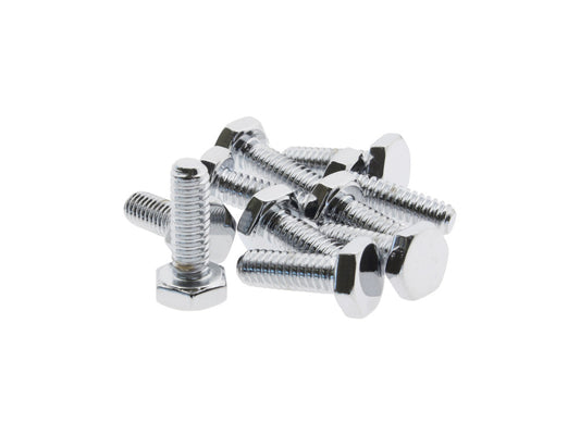 1/4-20 x 3/4in. UNC Hex Head Bolts - Chrome. Pack 10.