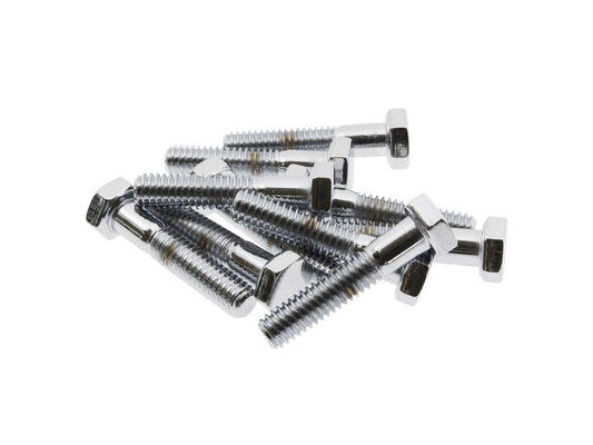 5/16-18 x 1-1/2in. UNC Hex Head Bolts - Chrome. Pack 10.