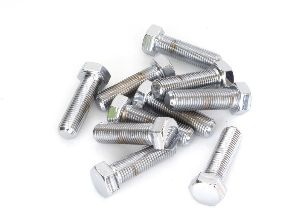 7/16-20 x 1-1/2in. UNF Hex Head Bolt - Chrome. Pack 10.