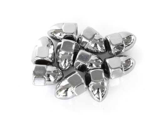 5/16-24 UNF Acorn OEM Style Nuts - Chrome. Pack 10.
