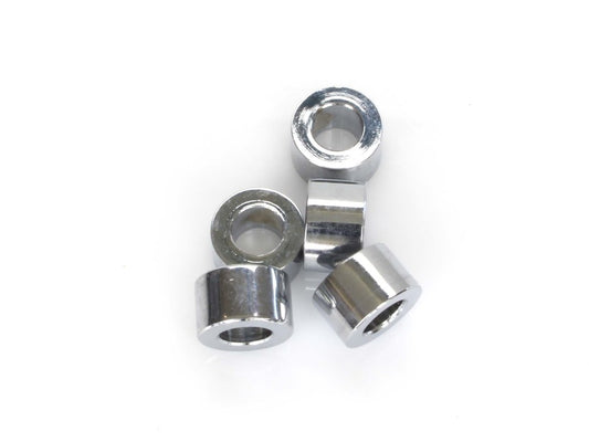 5/16in. ID x 3/8in. Wide Steel Spacers - Chrome. Pack 5.