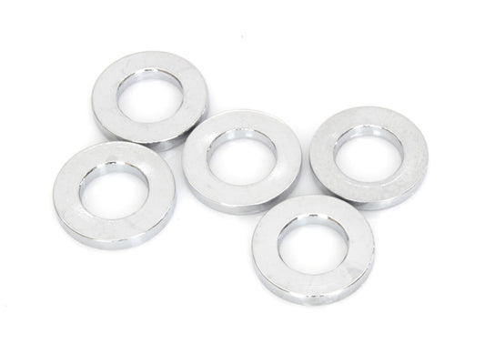 1/2in. ID x 1/8in. Wide Steel Spacers - Chrome. Pack 5.