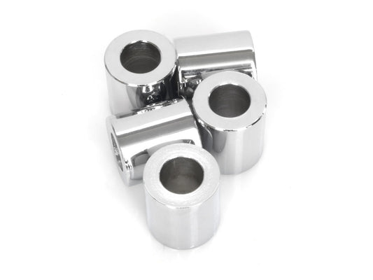 1/2in. ID x 1in. Wide Steel Spacers - Chrome. Pack 5.